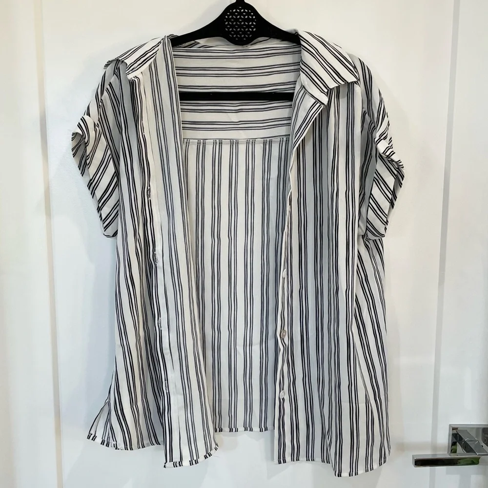 Striped button up - Picture 3 of 6